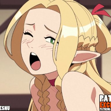 dungeon meshi, chilchuck tims, laios touden, marcille donato, senshi (dungeon meshi), suoiresnu, cum, oral, tentacle, vaginal penetration, vines, animated, sound, tagme, video